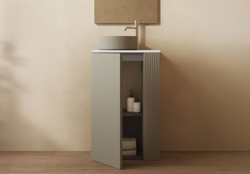 Meubles de salle de bains avec plan de toilette Bassi Royo détail 18