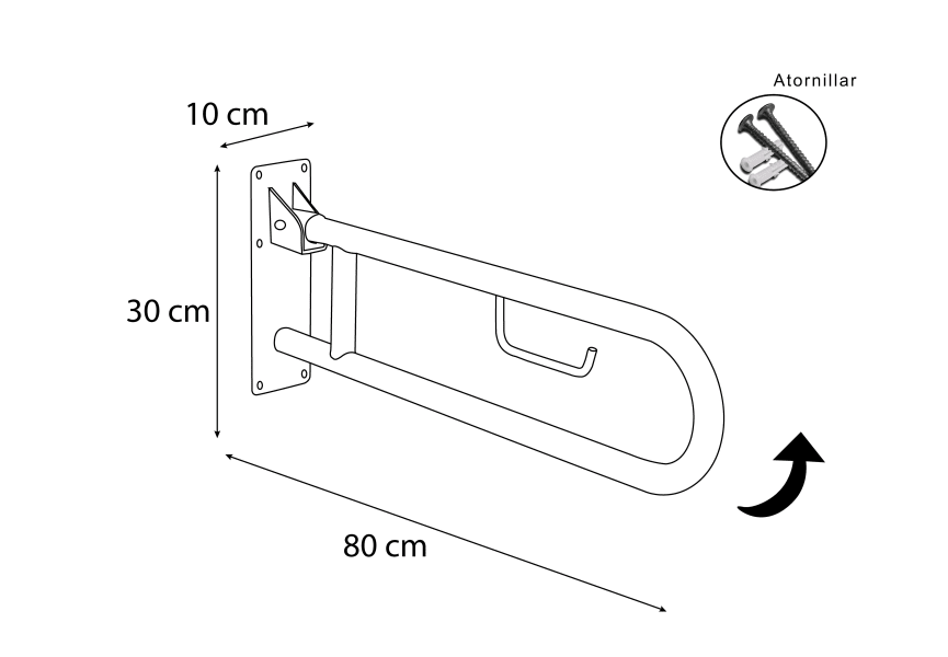 Barre de pliage PMR 108 Bruntec croquis 3