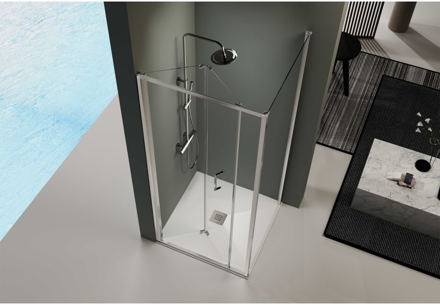 Paroi de douche Prisma (PI300 + PI303) Kassandra détail 3