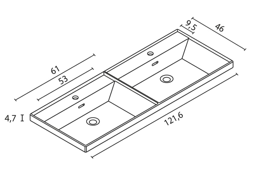 Ensemble de meubles de salle de bains Vora Royo croquis 13