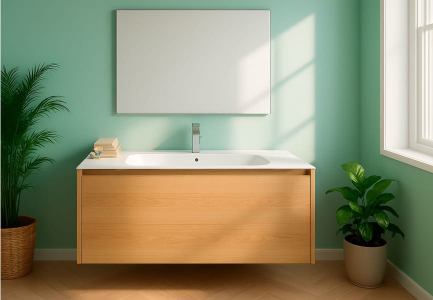 Hermes Art and Bath lavabo encastré environnement 1