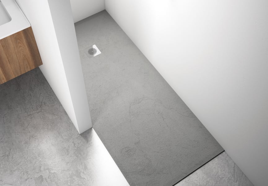 Receveur de douche en résine naturelle par Baños 10 environnement 1