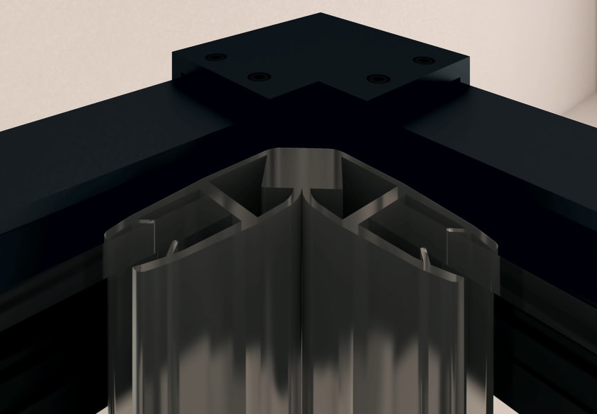 Paroi de douche Bruntec Elite 400 détail 1