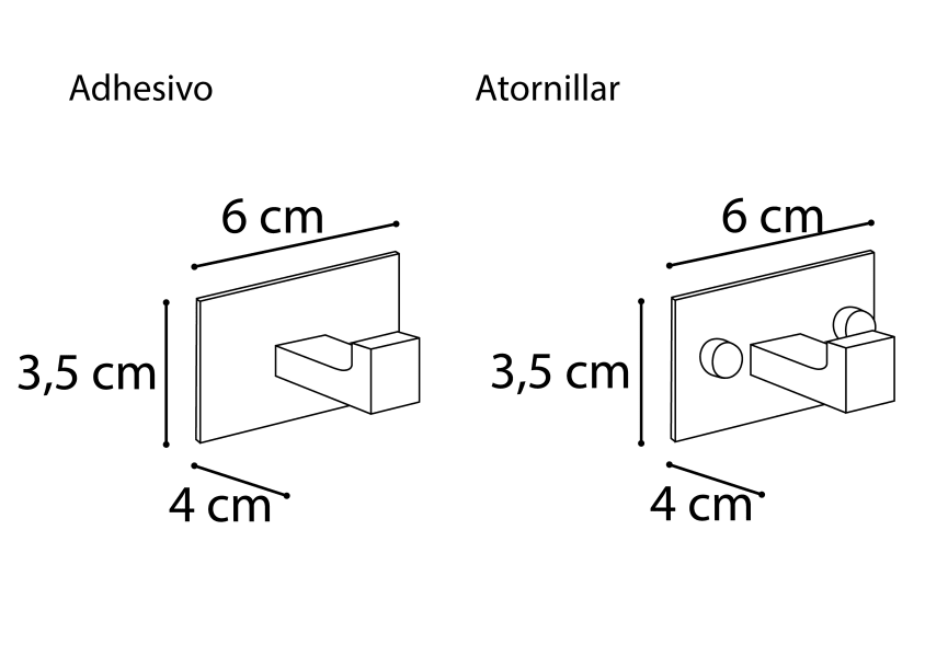 Cintre de salle de bain 609 Mediterranea de Baño croquis 2