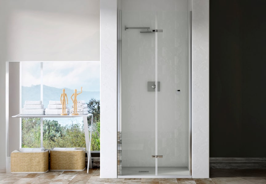 Bruntec Paroi de douche spacieuse sur mesure principal 0