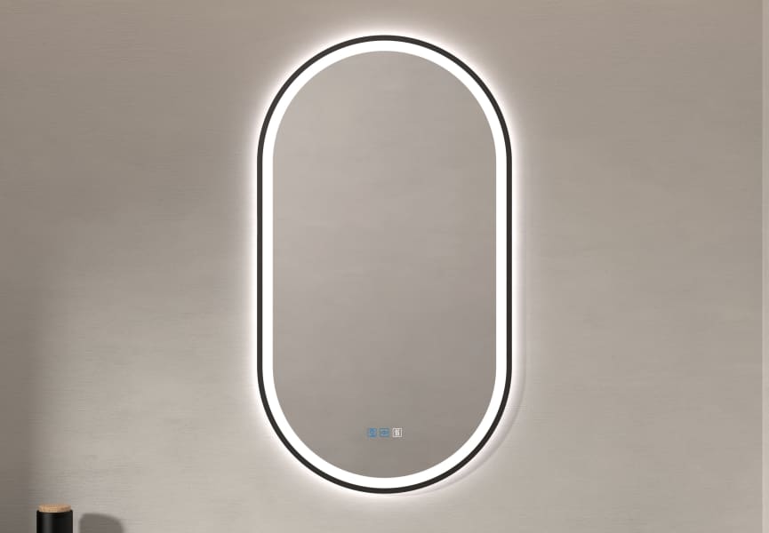 Miroir de salle de bain avec éclairage LED Zenit Bruntec principal 0