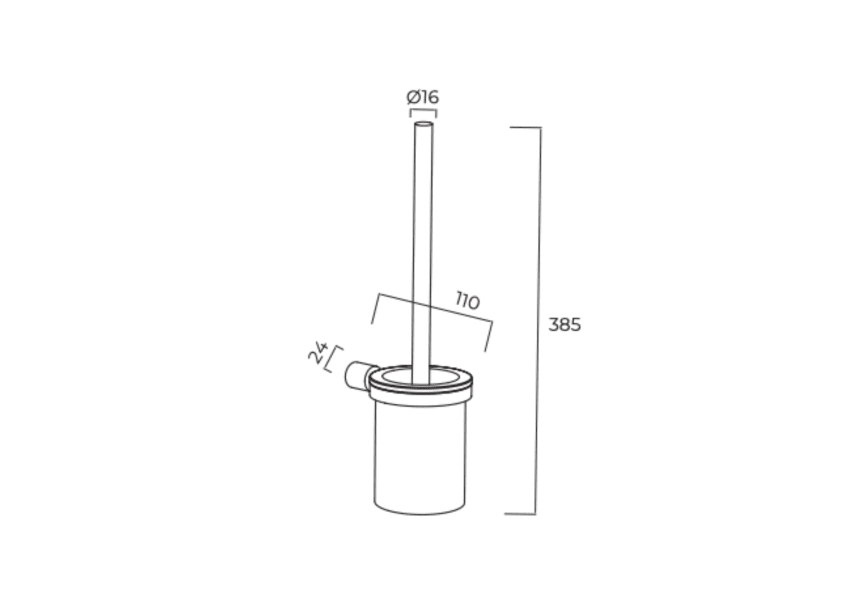 Time Medimex Brosse de toilette Time Medimex croquis 6