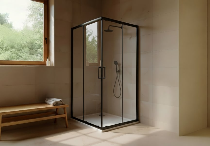 Paroi de douche noir Sabik Bruntec principal 0