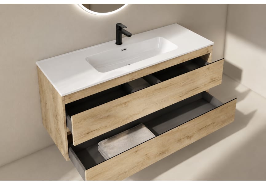 Ensemble de meubles de salle de bains Roma Bruntec détail 12