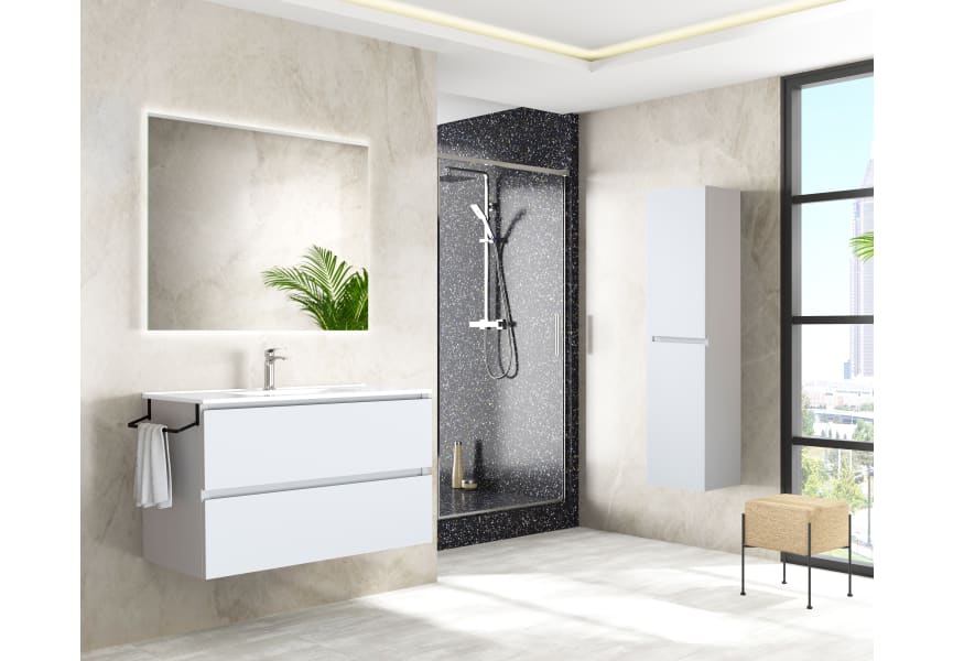 Ensemble de meubles de salle de bains Roma Bruntec principal 1