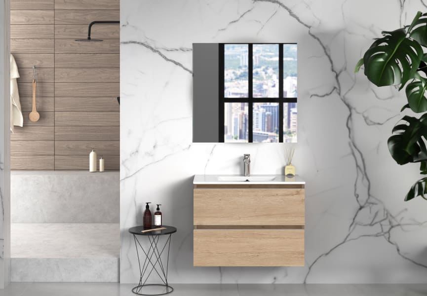 Ensemble de meubles de salle de bains Roma Bruntec principal 4