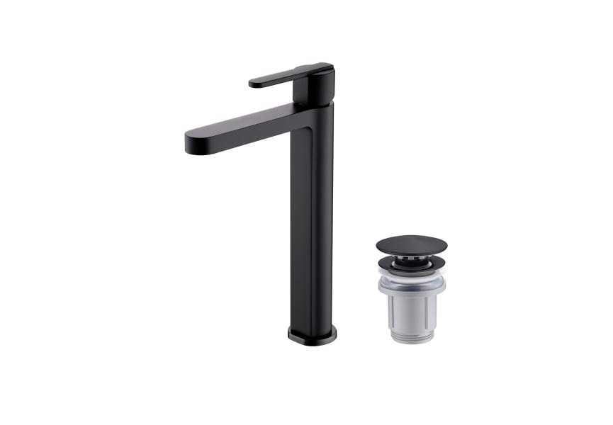 Pack Roma Imex robinet de lavabo à bec haut + bonde click-clack principal 1