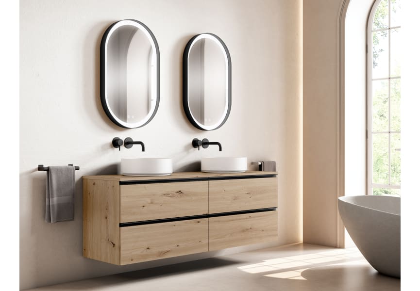 Meuble de salle de bains avec plan de toilette hydrofuge Granada Visobath principal 7