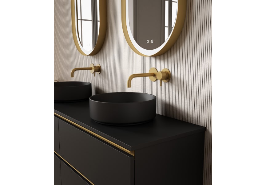 Meuble de salle de bains avec plan de toilette hydrofuge Granada Visobath détail 13