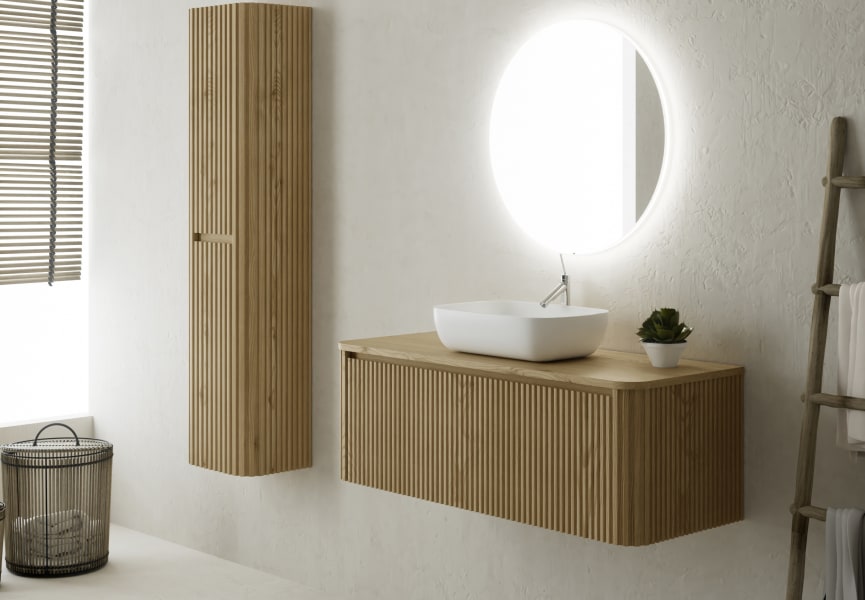 Meubles de salle de bain en bois massif Baviera Bruntec principal 1