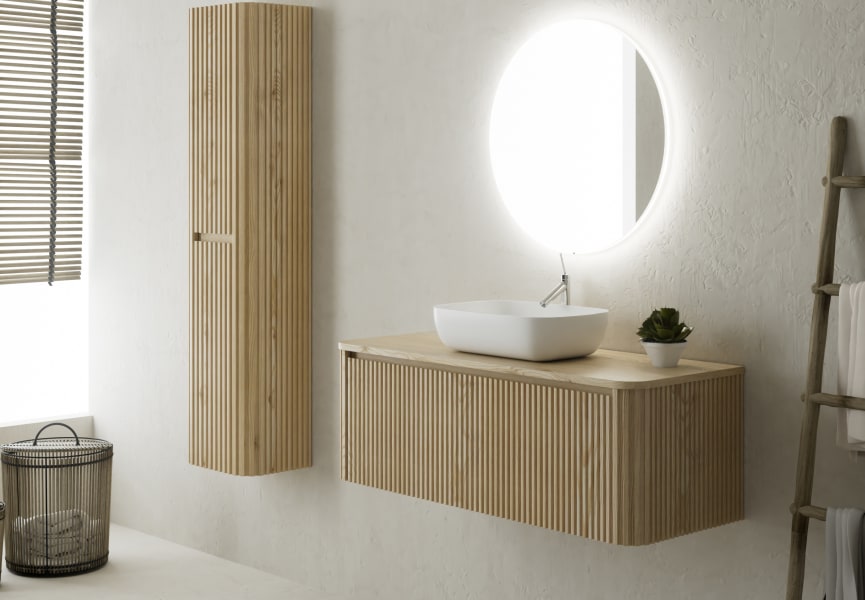 Meubles de salle de bain en bois massif Baviera Bruntec principal 0