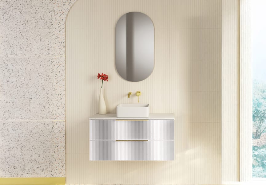 Meubles de salle de bains plan de toilette massif Soho Bruntec principal 2