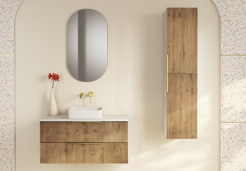 Meubles de salle de bains plan de toilette massif Soho Bruntec principal 0