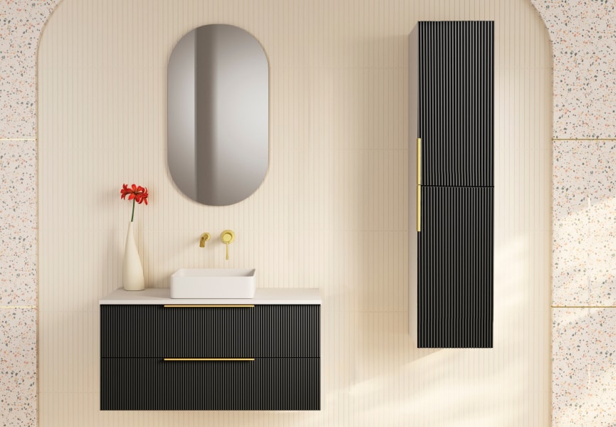 Meubles de salle de bains plan de toilette massif Soho Bruntec principal 1