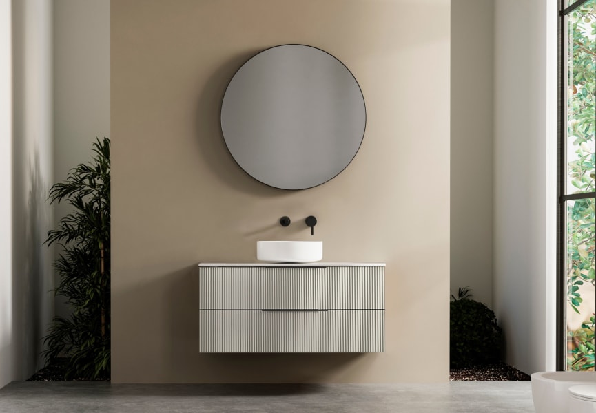 Meubles de salle de bains plan de toilette massif Soho Bruntec principal 3