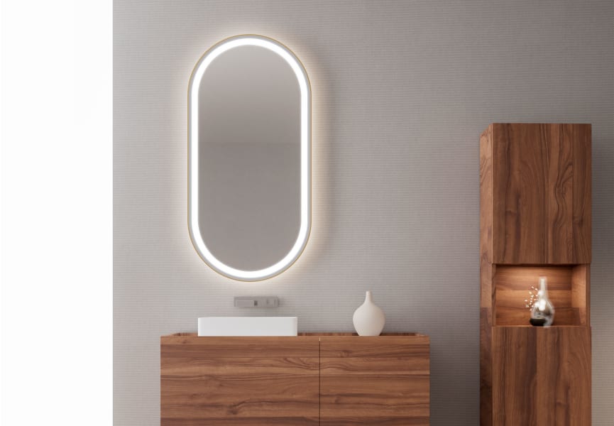 Miroir de salle de bain LED Aris Bruntec principal 0