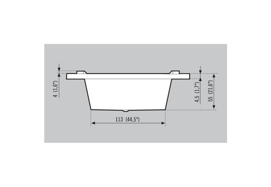 Baignoire d'hydromassage Bravatta Baños 10 croquis 2