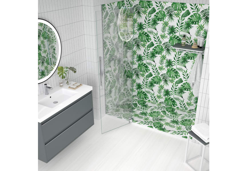 Receveurs de douche en résine décorée Design 3D Natura Bruntec environnement 1