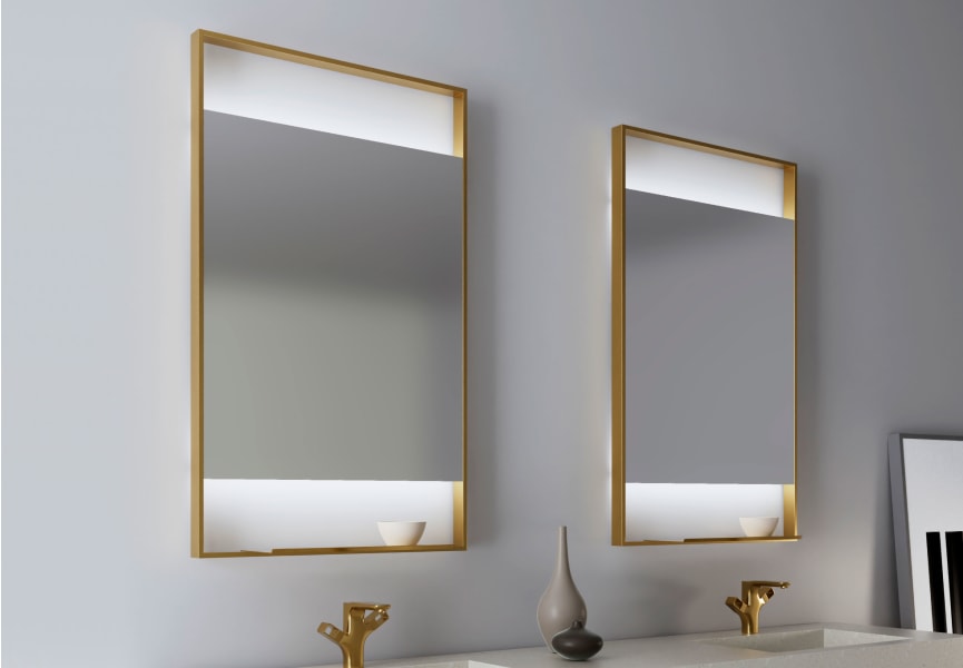 Miroir de salle de bain avec éclairage LED Elan de Bruntec principal 0