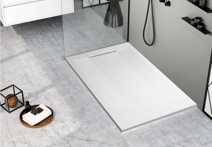 Receveurs de douche en résine Square Bruntec environnement 20
