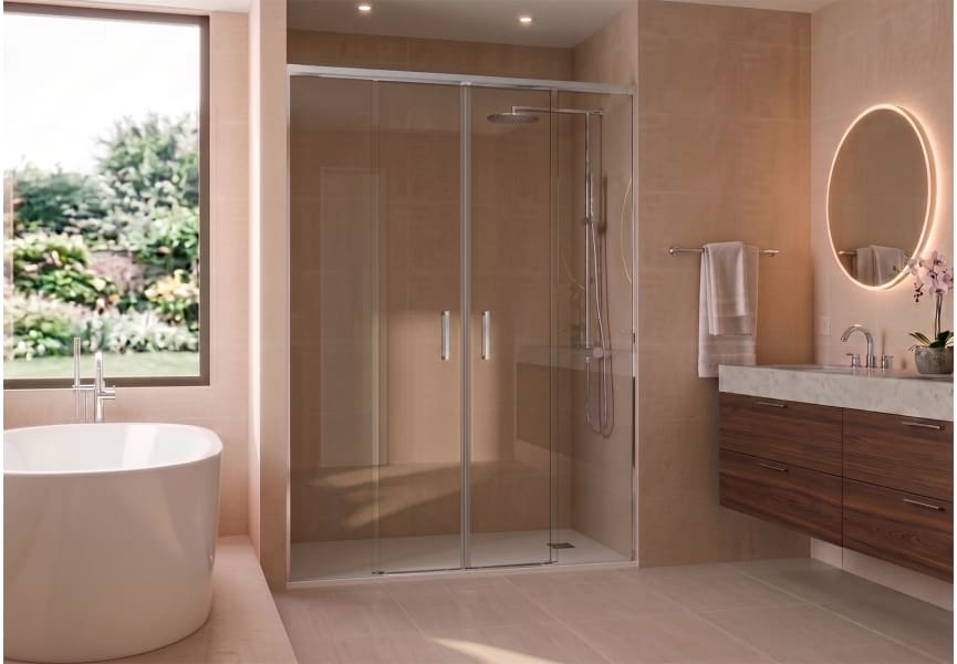 Paroi de douche sur mesure Elara Bruntec a medida principal 0