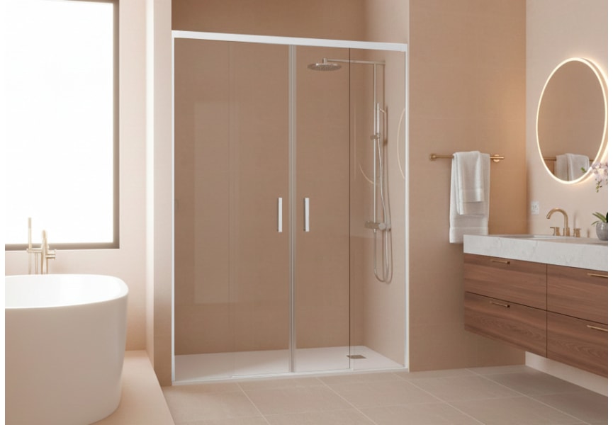 Paroi de douche sur mesure Elara Bruntec principal 2