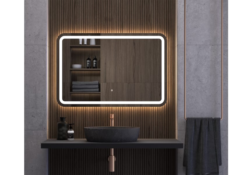 Miroir de salle de bains avec éclairage LED Sicilia Eurobath principal 0