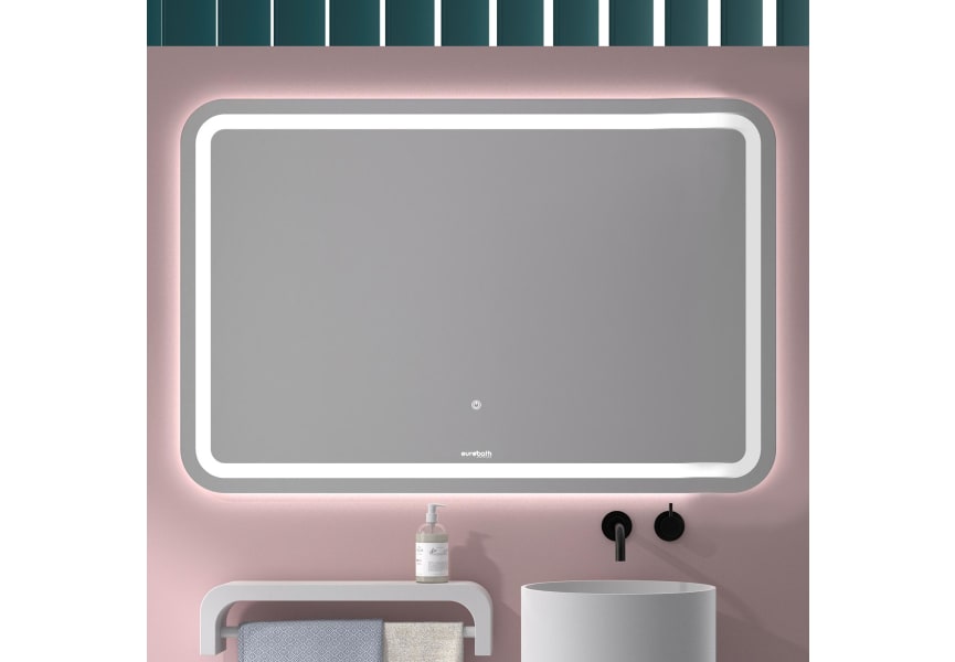 Miroir de salle de bains avec éclairage LED Sicilia Eurobath principal 1