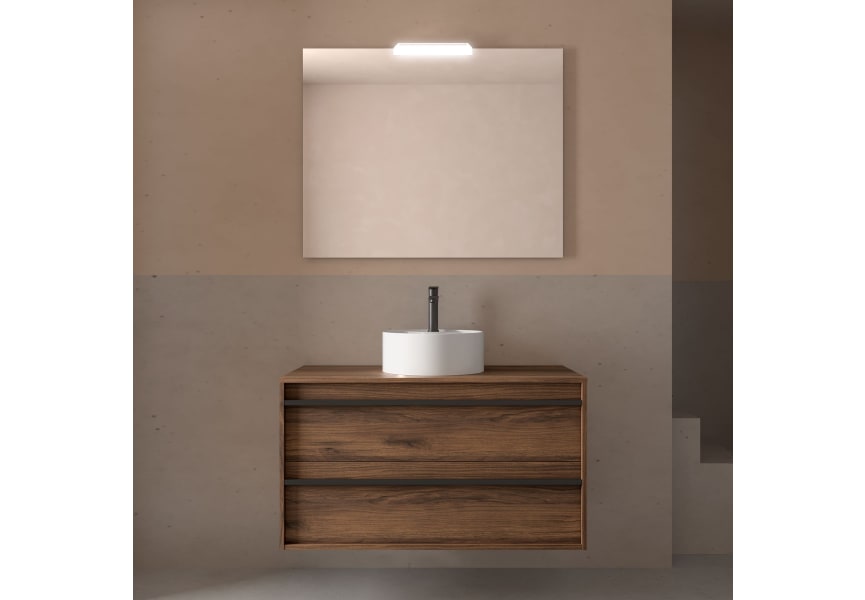 Meubles de salle de bains avec plan de toilette en bois Attila Salgar environnement 30