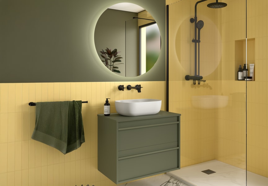 Meubles de salle de bains avec plan de toilette en bois Attila Salgar environnement 12