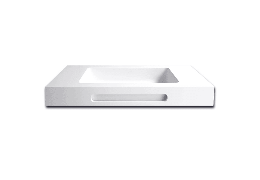 Lavabo suspendu Ibiza Bruntec détail 2