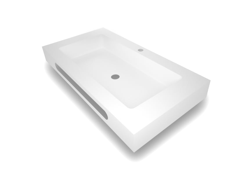 Lavabo suspendu Ibiza Bruntec principal 0