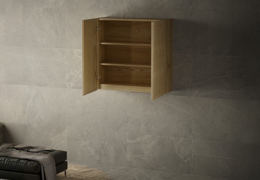 Penderie double 2 portes en bois massif Alpes Bruntec détail 4