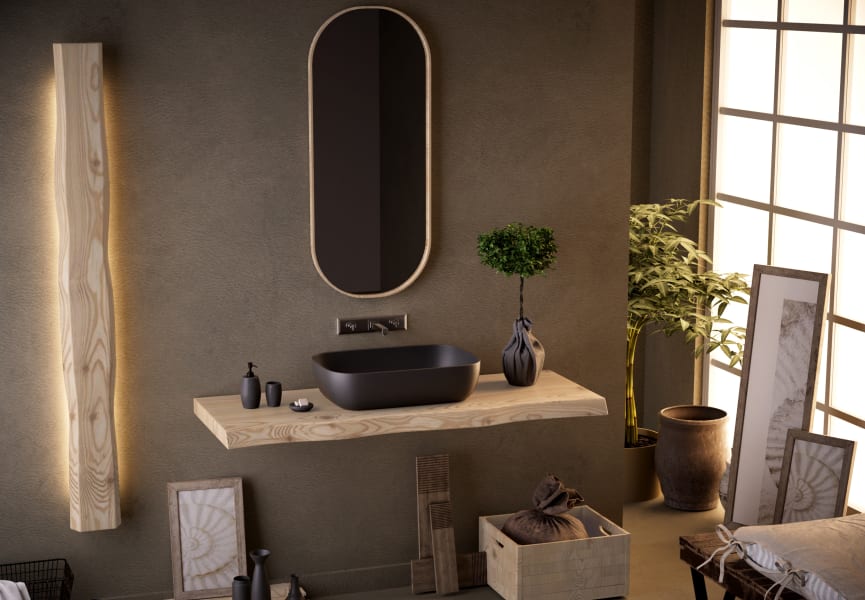 plan de toilette Bruntec Rustic principal 1