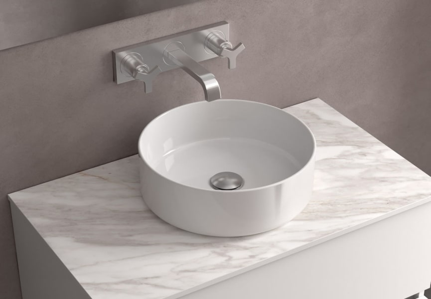 Meubles de salle de bains avec plan de toilette en bois Attila Salgar option 10