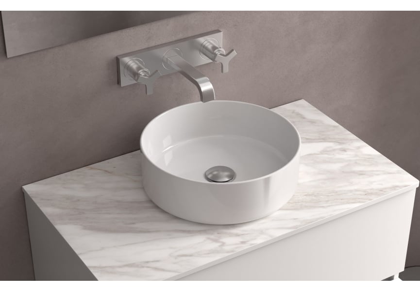 Meubles de salle de bains avec plan de toilette en bois Attila Salgar option 11