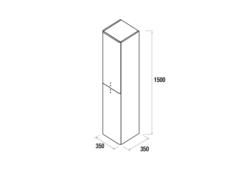 Colonne de bain Uniiq Salgar croquis 22