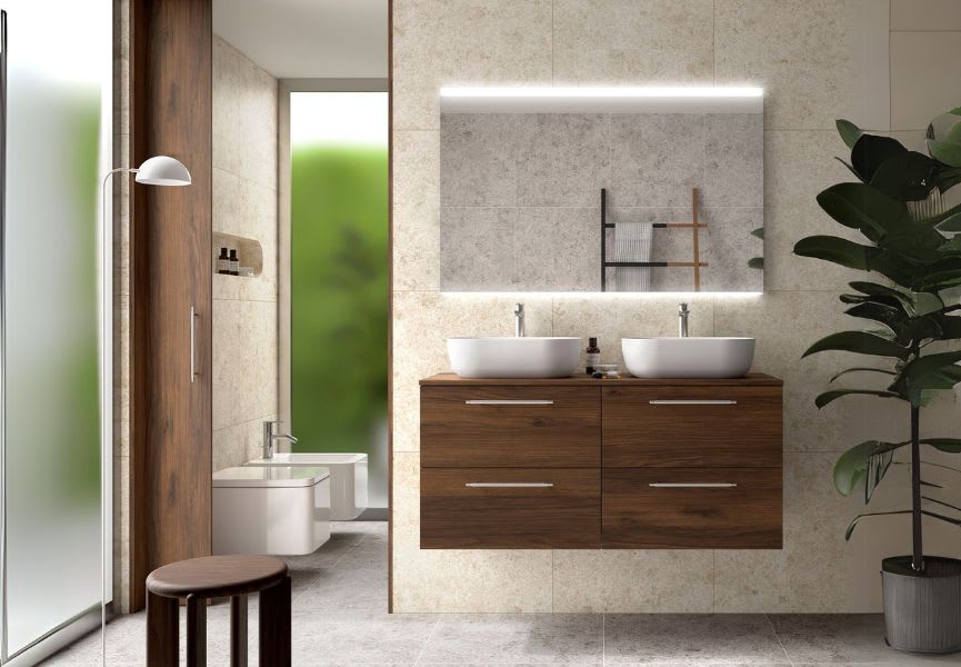 Meubles de salle de bains avec plan de toilette Silane Salgar principal 2