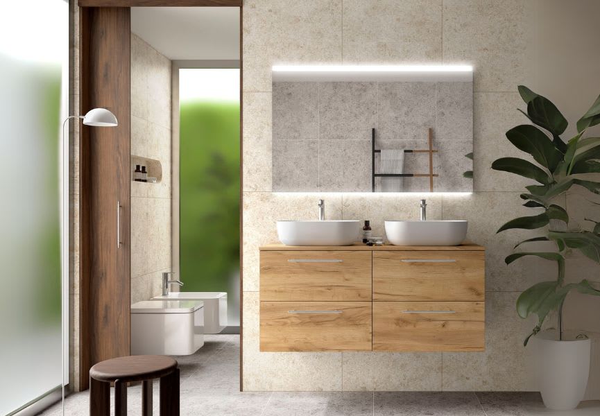 Meubles de salle de bains avec plan de toilette Silane Salgar principal 1