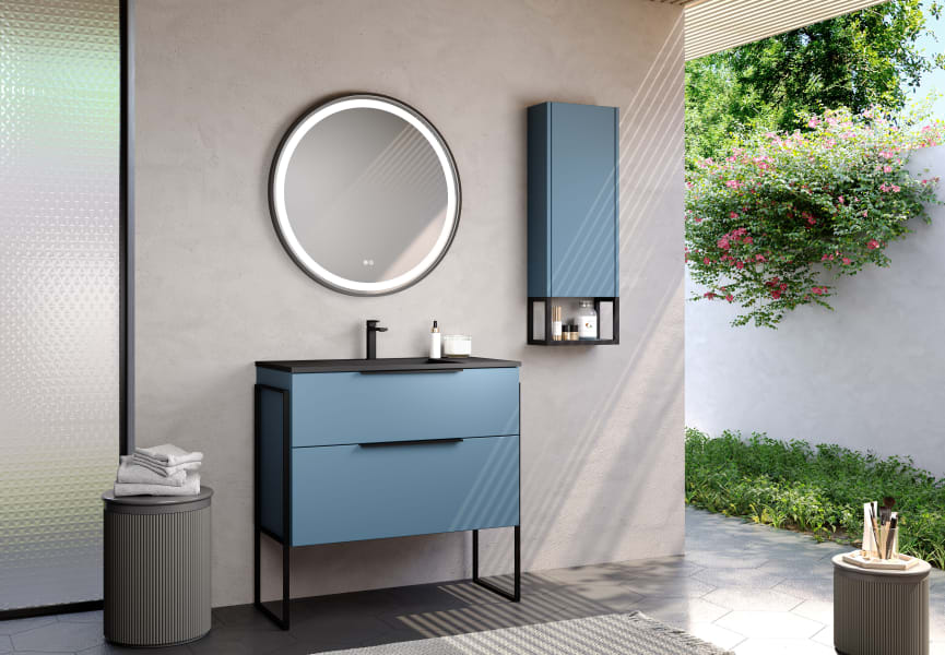 Meuble de salle de bains Galsaky industrial Coycama principal 2