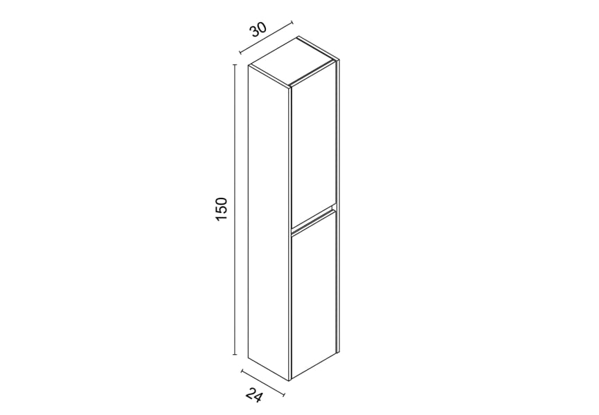 Colonne de salle de bains Sansa Royo croquis 7