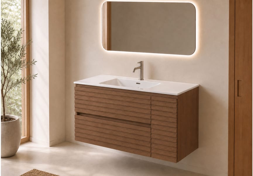 Ensemble de meubles de salle de bains Alpes 21 Bruntec principal 3