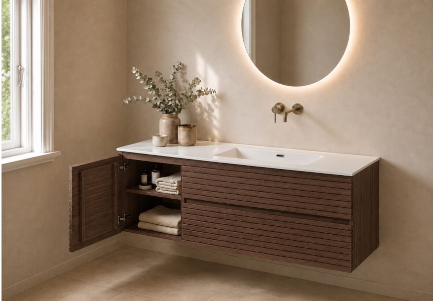 Ensemble de meubles de salle de bains Alpes 21 Bruntec détail 7