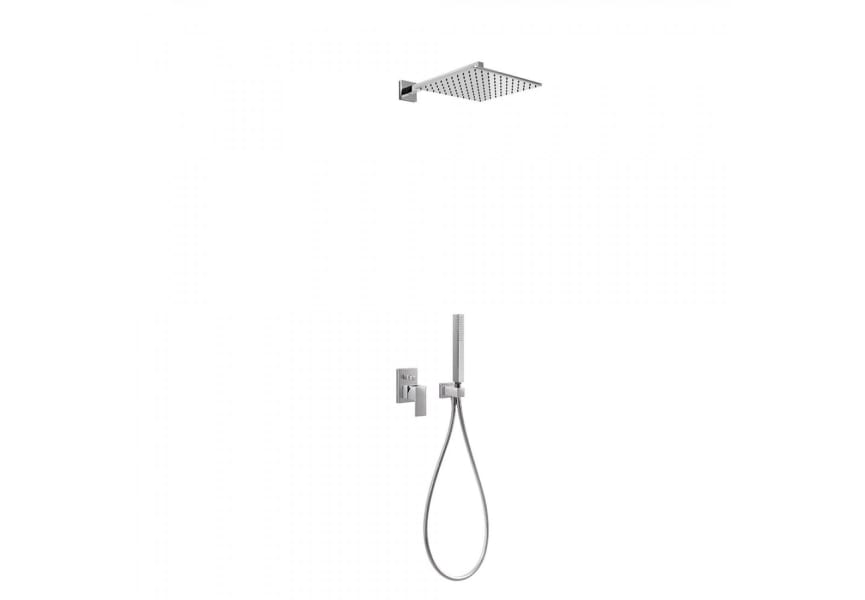 Pack robinetterie de lavabo + douchette encastrée Cuadro Tres détail 2