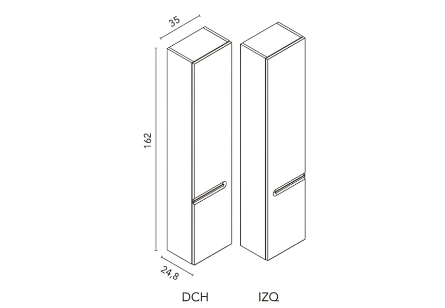 Colonne de bain Royo Econic croquis 5